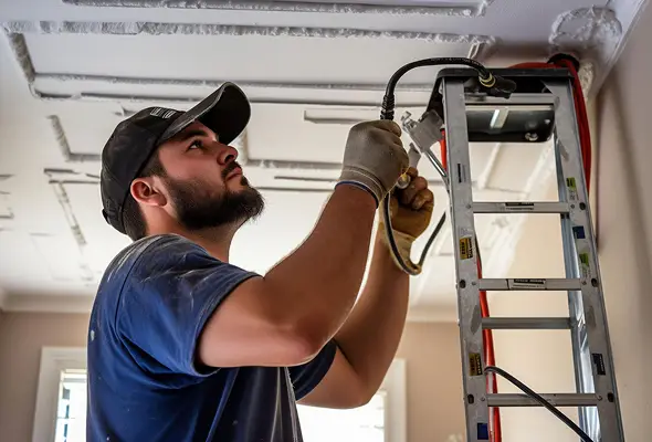 Completed roofing project by Trust Home Improvements